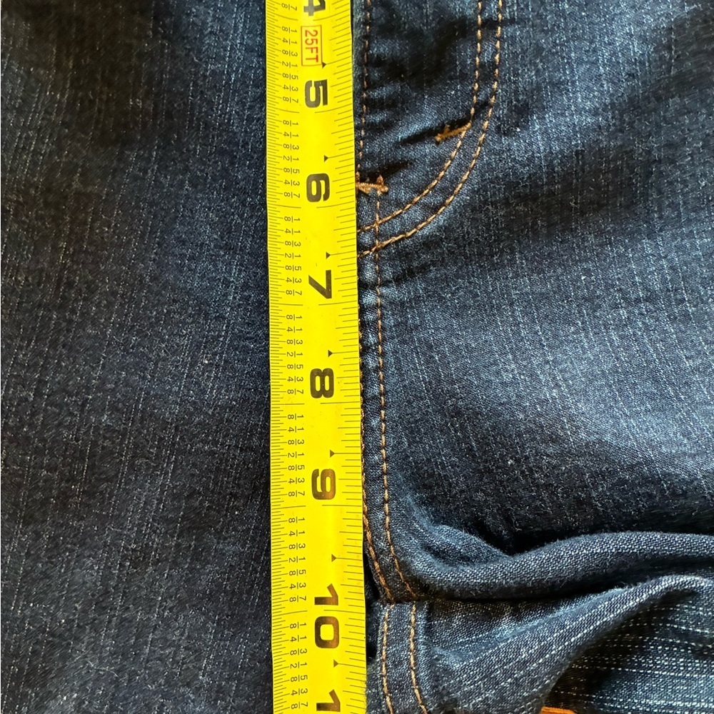 Levi’s Perfectly Slimming Jeans Size 10 Medium Dark Wash Bootcut Y2K - Picture 4 of 14